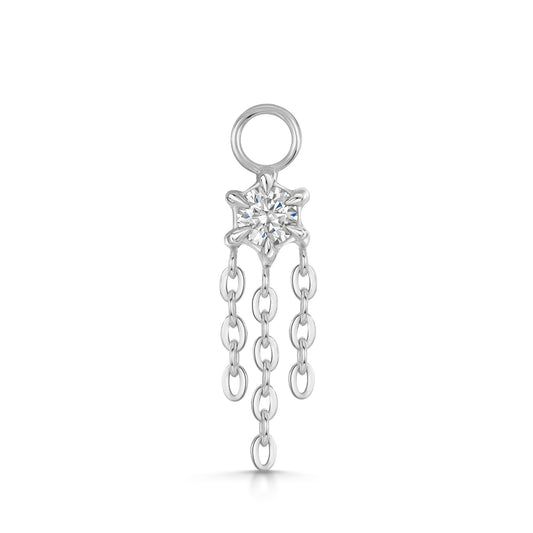 astrid miyu Charmed by Laura Bond - 9k solid white gold Siren charm Chains and Charms Laura Bond