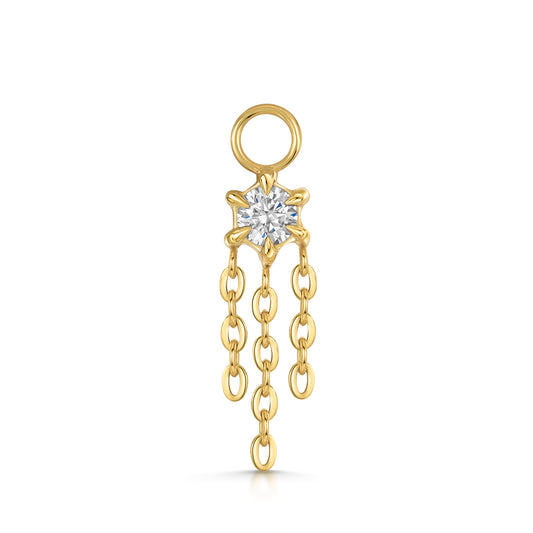 astrid miyu Charmed by Laura Bond - 9k solid yellow gold Siren earring charm Chains and Charms Laura Bond