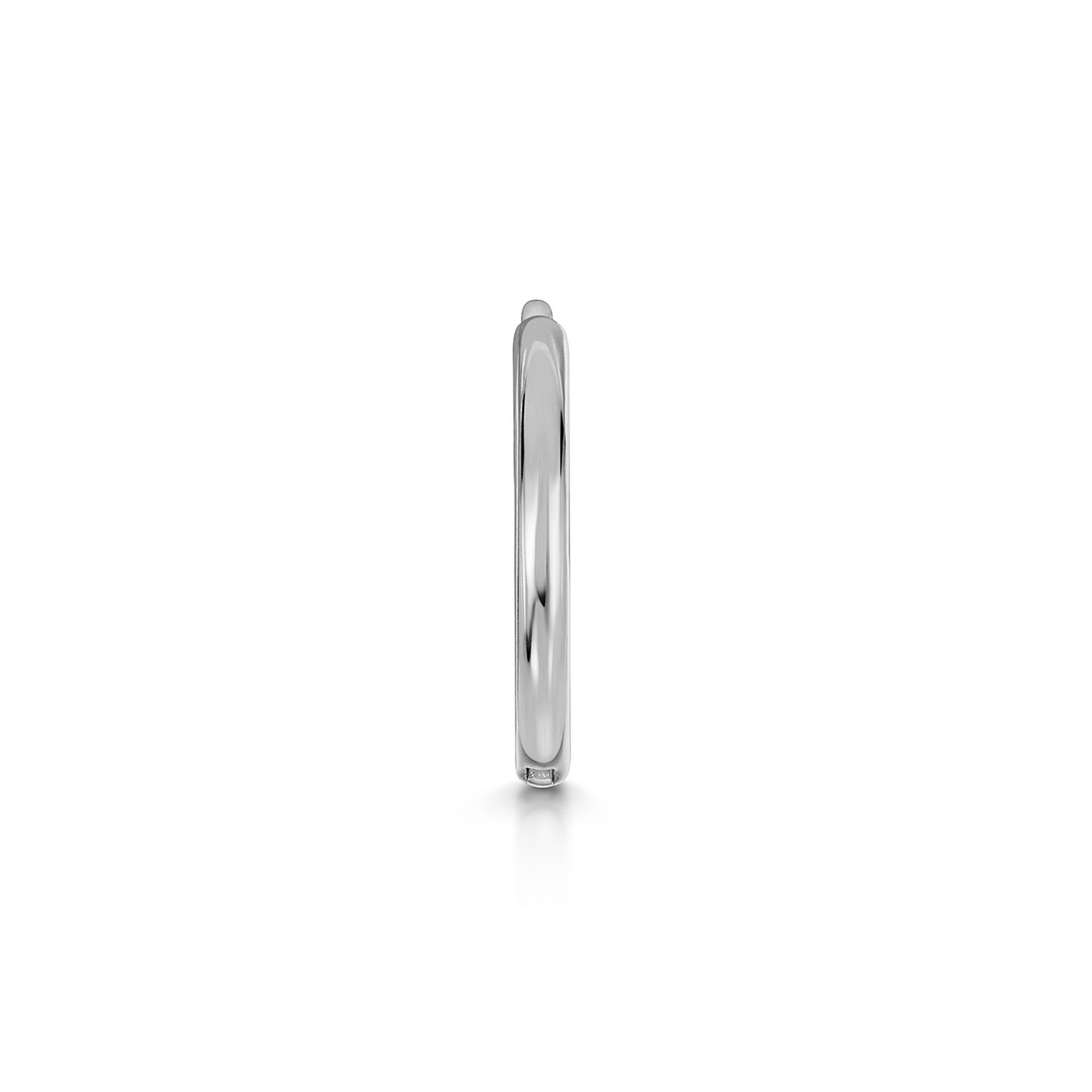 9k solid white gold 10mm slim simple huggie earring Huggies and Hoops Laura Bond Maria Tash