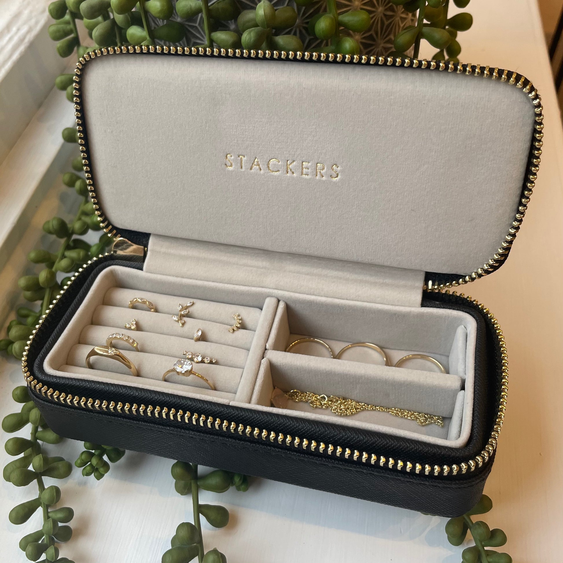 Stackers large 2025 travel jewellery box