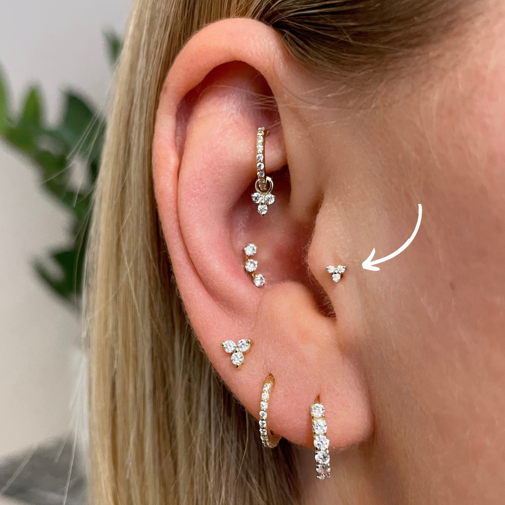 Tragus Earrings - Jewelry for Tragus Piercings