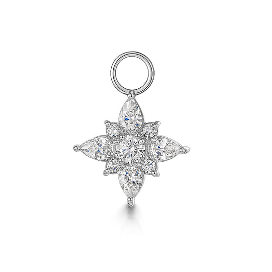 9k solid white gold Guiding Light earring charm Chains and Charms Laura Bond Maria Tash