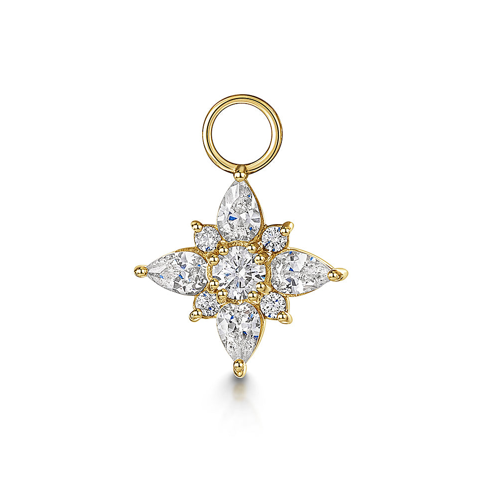 9k solid yellow gold Guiding Light earring charm Chains and Charms Laura Bond Maria Tash astrid miyu