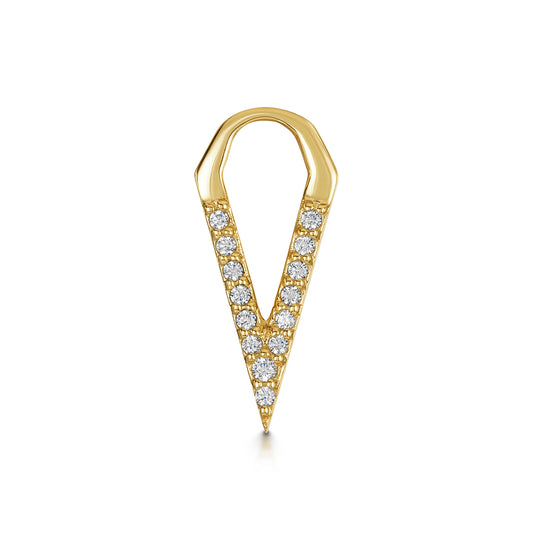 Charmed by Laura Bond - 9k solid yellow gold shards of light Chains and Charms Laura Bond Maria Tash astrid miyu