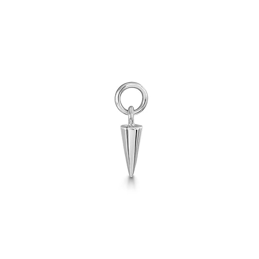 astrid miyu 9k solid white gold tiny spike earring charm Chains and Charms Laura Bond
