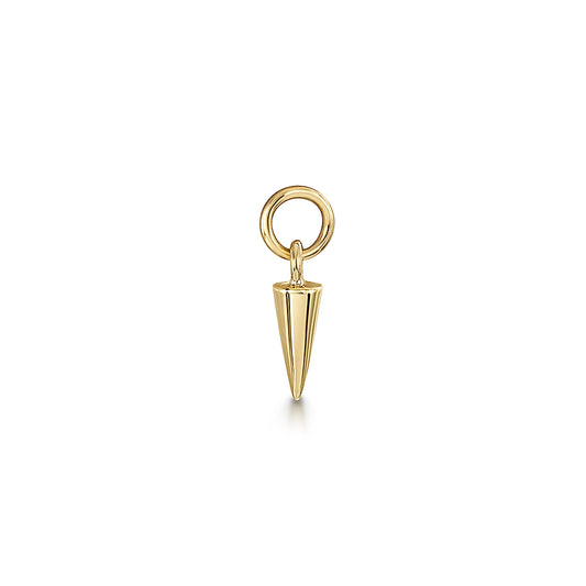 astrid miyu 9k solid yellow gold tiny spike earring charm Chains and Charms Laura Bond