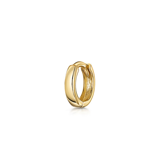 9k solid yellow gold 5mm simple teeny tiny huggie earring Huggies and Hoops Laura Bond Maria Tash astrid miyu