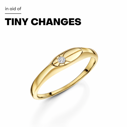 9k solid yellow gold moissanite sunrise signet ring